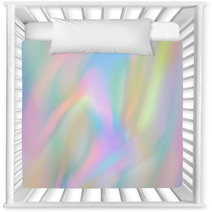 Horizontal Abstract Pastel Holographic Texture Design For Pattern And Background Nursery Decor 242875977