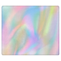 Horizontal Abstract Pastel Holographic Texture Design For Pattern And Background Rugs 242875977
