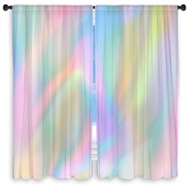 Horizontal Abstract Pastel Holographic Texture Design For Pattern And Background Window Curtains 242875977