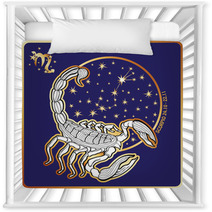 Horoscope.Scorpio Zodiac Sign Nursery Decor 71188713