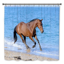 Horse In The Water Bath Decor 52069302