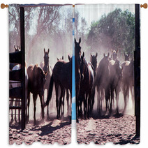 Horse Muster Window Curtains 67353980