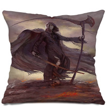 Horseman Of The Apocalypse Scytheman Pillows 81484280