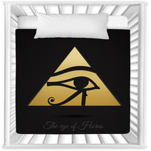 Horus Eye Vector Art Nursery Decor 107216987