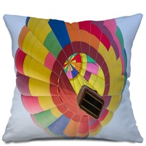 Hot Air Balloon Flying Up Pillows 171119336