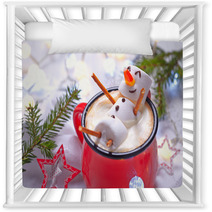 Hot Chocolate With Melted Snowman Nursery Decor 96007198