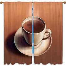 Hot Coffee Window Curtains 7218711