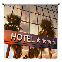 Hotel Sign With Stars Bath Decor 65821315