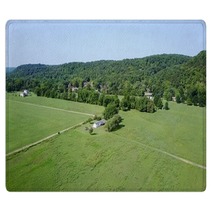 Houses In The Country Side Rugs 222177527