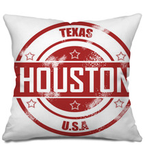 Houston Stamp Pillows 69155624