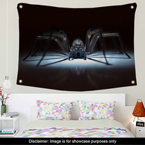 Huge Spider In Ambush Wall Art 64918636