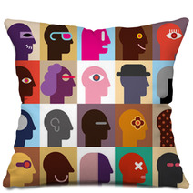 Human Heads Pillows 56257423