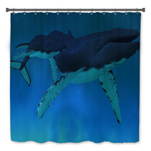 Humpback Whale Ocean Bath Decor 50700999