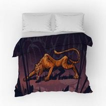 Hungry Tiger On A Hunt Bedding 295858514