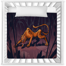 Hungry Tiger On A Hunt Nursery Decor 295858514