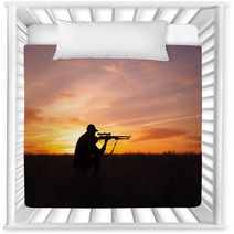 Hunter Shooting At Sunset Nursery Decor 59863979