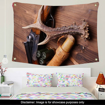 Hunting Shotguns And Knives Wall Art 71560035