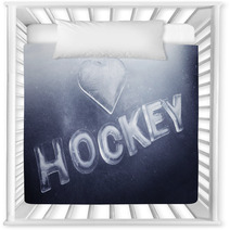 I Love Hockey Nursery Decor 39767960