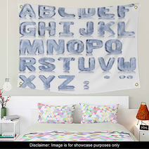 Ice Alphabet Wall Art 58386261