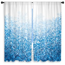 Ice Background Window Curtains 71041750