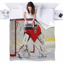 Ice Hockey Goalie Blankets 44635249