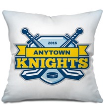 Ice Hockey Knights Team Logo Pillows 99869944