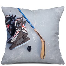 Ice Hockey Pillows 101465238