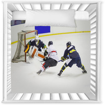 Ice Hockey Player During A Game Nursery Decor 139592023