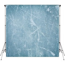 Ice Hockey Rink Background Or Texture Macro Top View Backdrops 105841020