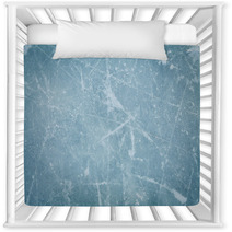 Ice Hockey Rink Background Or Texture Macro Top View Nursery Decor 105841020