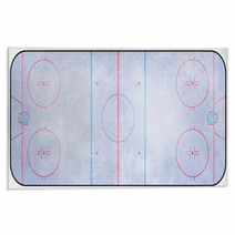 Ice Hockey Rink Rugs 60276541