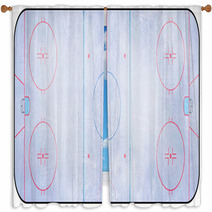 Ice Hockey Rink Window Curtains 60276541