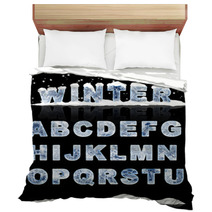Ice Letters Bedding 17769126