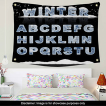 Ice Letters Wall Art 17769126