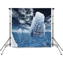 Icebergs Backdrops 60777281