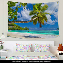 Idyllic Tropical Scenery - Seychelles Wall Art 64612447