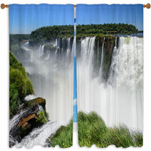 Iguazu Falls View From Argentina Window Curtains 65156147