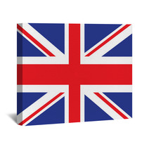 Illustrated Version Of The British Flag Ideal For A Background Wall Art 7463157