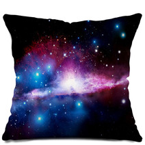 Illustration Of A Nebula Pillows 40510624