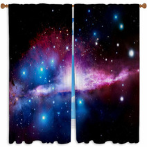 Illustration Of A Nebula Window Curtains 40510624