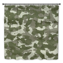 Illustration Of Disruptive  Camouflage Material Bath Decor 21207509