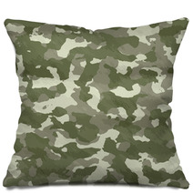 Illustration Of Disruptive  Camouflage Material Pillows 21207509