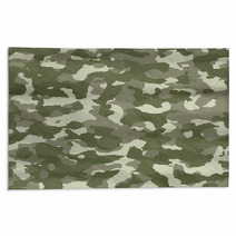 Illustration Of Disruptive  Camouflage Material Rugs 21207509