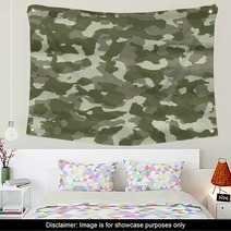 Illustration Of Disruptive  Camouflage Material Wall Art 21207509
