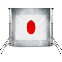 Illustration Of Flag Of Japan Backdrops 65494871
