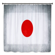 Illustration Of Flag Of Japan Bath Decor 65494871