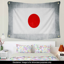 Illustration Of Flag Of Japan Wall Art 65494871