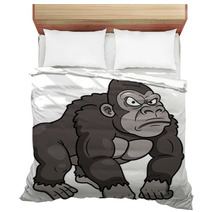 Illustration Of Gorilla Cartoon Bedding 49824756