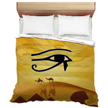 Illustration Of Horus Eye Bedding 60348276