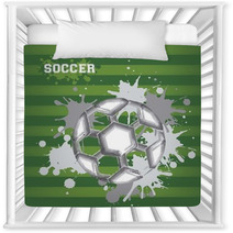 Illustration Of Soccer Ball Nursery Decor 43560915